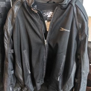Men's Joe Rocket Leather & Mesh Motorcycle Jacket